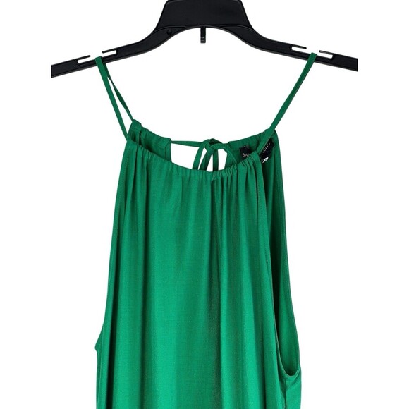 Banana Republic Emerald Green Halter Tiered  Maxi Dress Size 6 - Picture 2 of 9